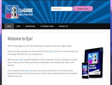 Tablet Screenshot of ojaiguide.com